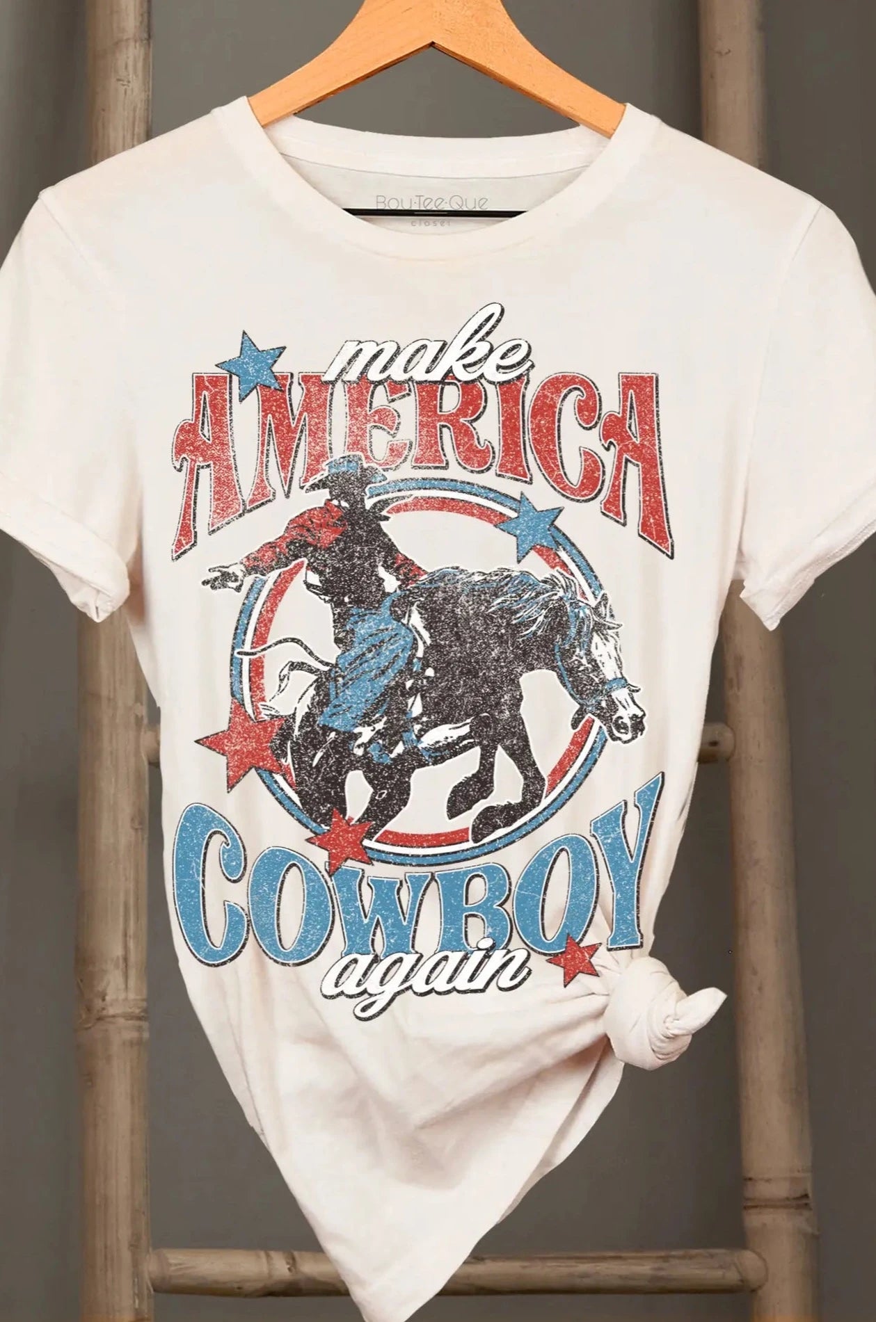 Patriotic Make America Cowboy Again T