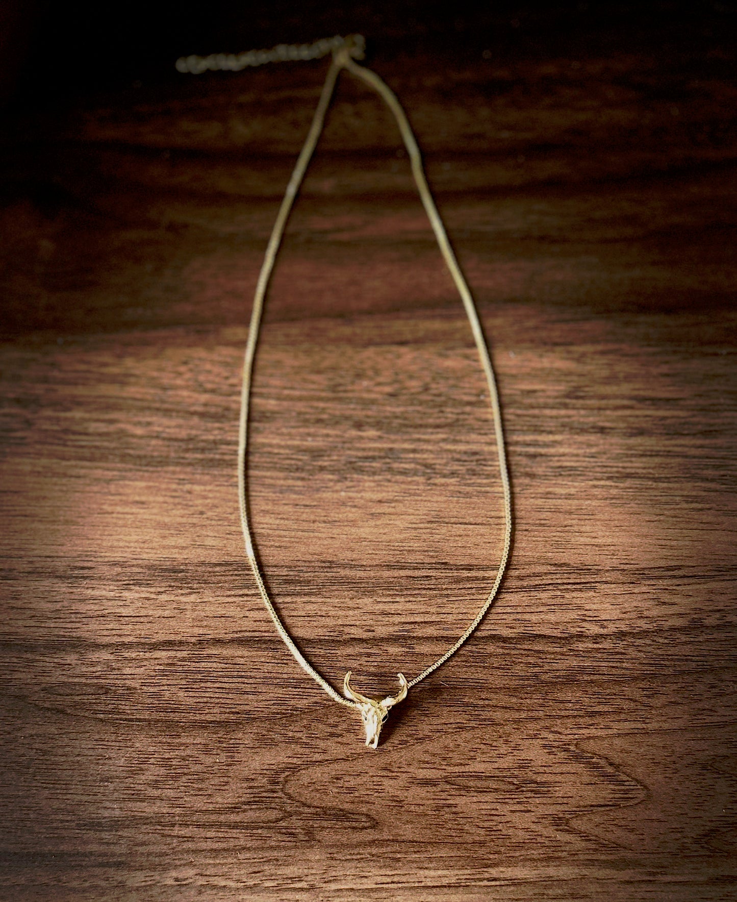 Gold Western Pendant Necklace