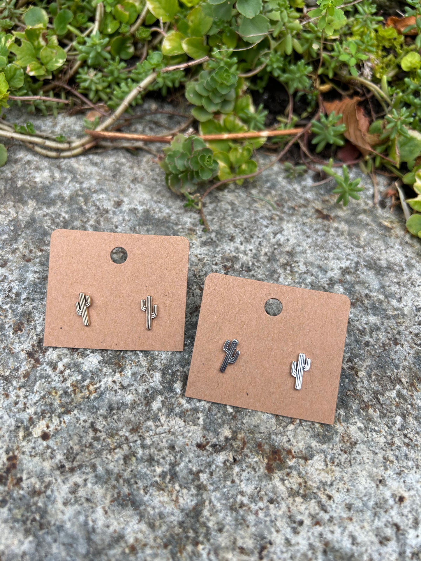 Cactus Post Earrings