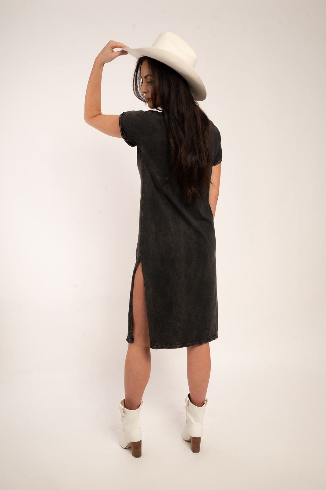 Take Me Away Cowboy Mineral Graphic Dress