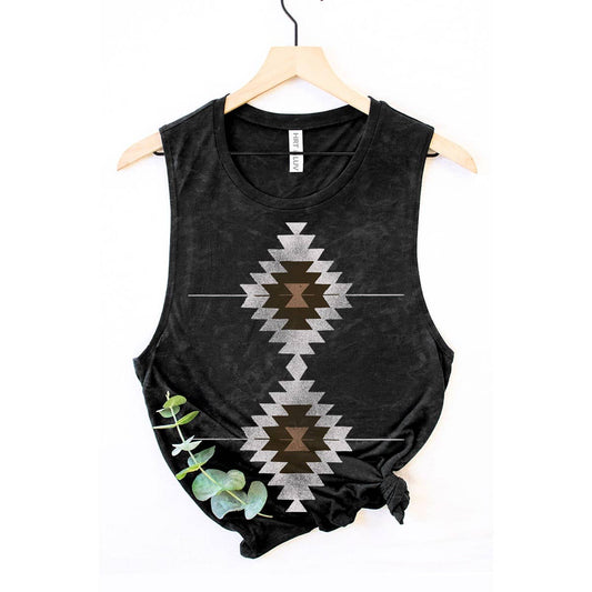 Western Aztec Graphic Tank