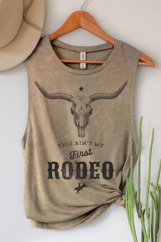 LA Pop Art Girl's Word Art T-shirt - This Aint My First Rodeo LA Pop Art Girl's Word Art T-shirt - This Aint My First Rodeo