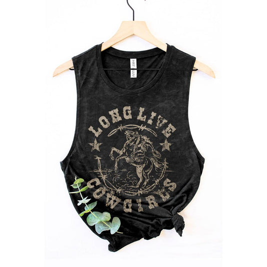 Long Live Cowgirls Graphic Tank