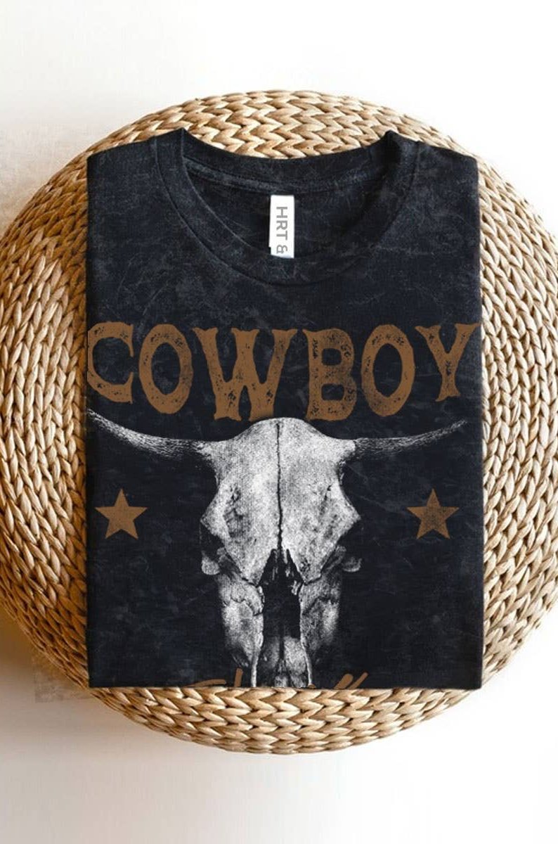 Cowboy Take Me Away Short Sleeve Graphic T