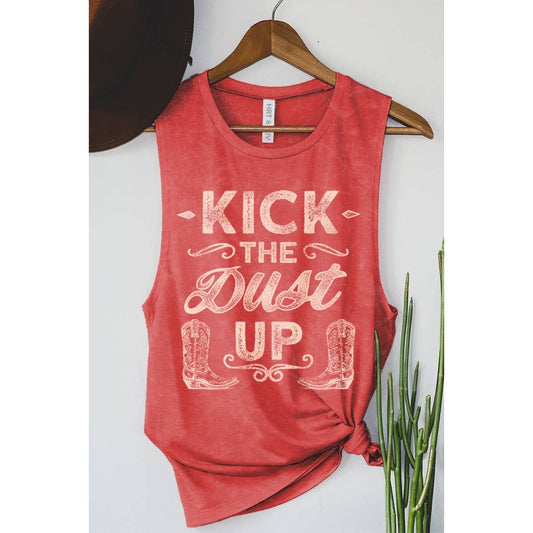 Kick the Dust Up Graphic Tank Top